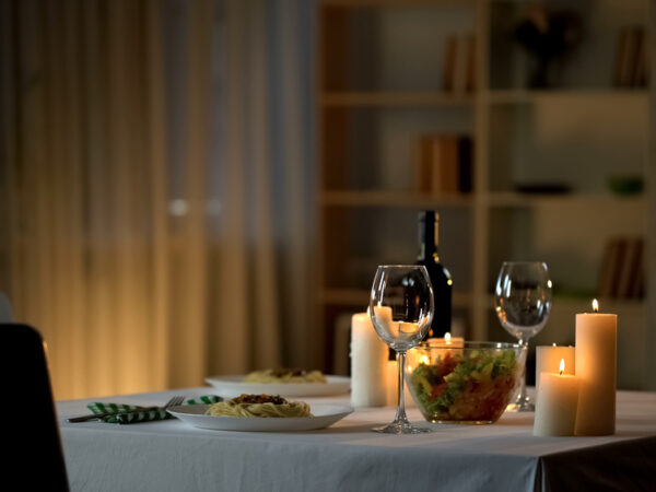 romantisch diner thuis